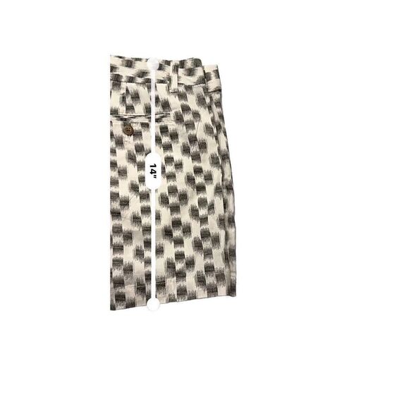Khakis by GAP Women's Shorts Size 12 Printed Chino Deck Black & White EUC - Picture 6 of 11